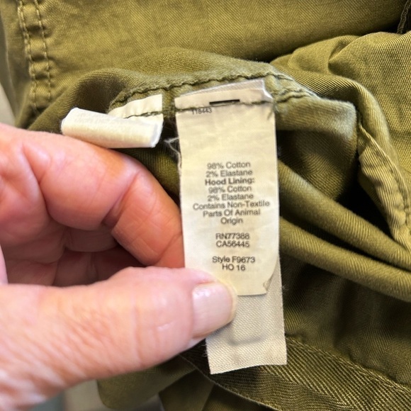 Madewell Madewell Fishtail Anorak hooded jacket in army green - Picture 6 of 10